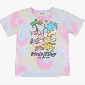 Hello Kitty Pastel Tie-Dye Kids T-Shirt